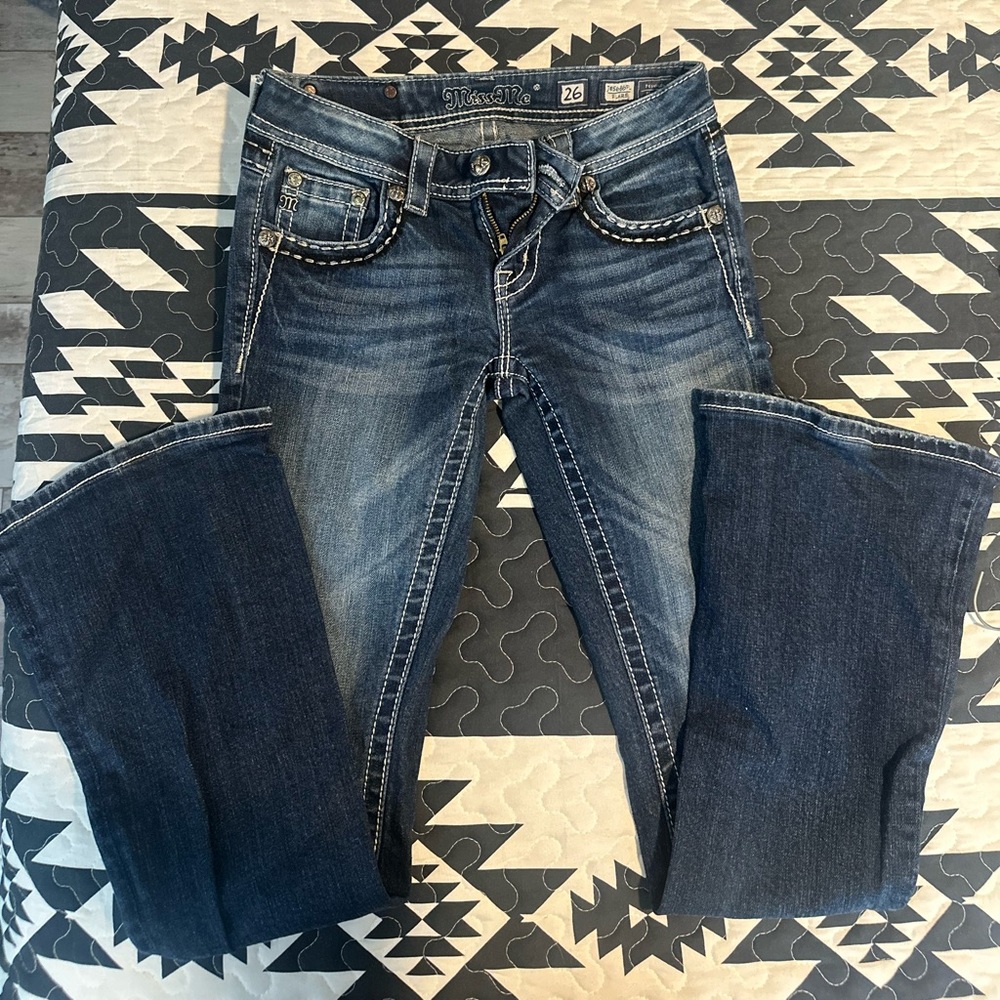 Miss Me Women's Dark Blue Boot Cut Jeans